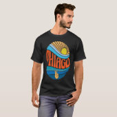 Thiago  Sunset Thiago Groovy Tie Dye T-shirt (Voorkant volledig)