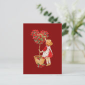 Thiary Heart Shaped Briefkaart (Staand voorkant)