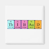 Thibaud periodiek table name magnet (Voorkant)