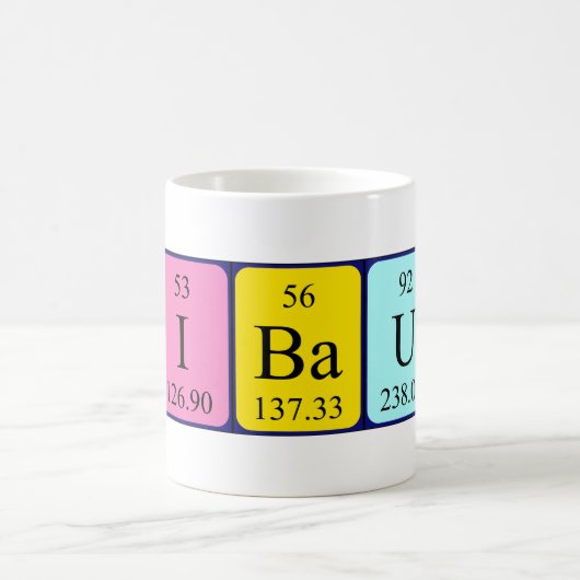 Thibaud periodieke lijstnaam mok (Center)