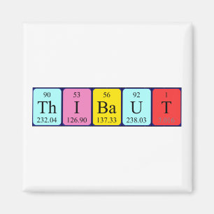 Thibaut periodieke lijstnaam magnet