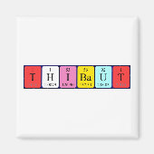 Thibaut periodieke lijstnaam magnet (Voorkant)