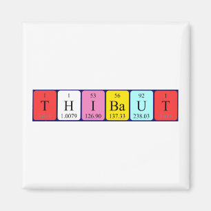 Thibaut periodieke lijstnaam magnet