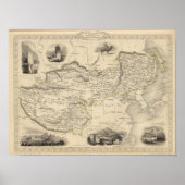 Thibet, Mongolië en Mandchouria Poster (Voorkant)