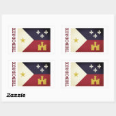 Thibodaux, Louisiana Rechthoekige Sticker (Vel)