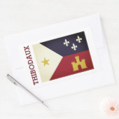 Thibodaux, Louisiana Rechthoekige Sticker (Envelop)