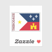 Thibodaux, Louisiana Sticker (Vel)