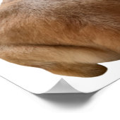 Thicc Boi Fat en Funny Yellow Labrador Retriever Poster (Hoek)