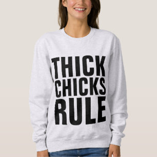 THICK CHICKS RULE, CURVY T-Shirts