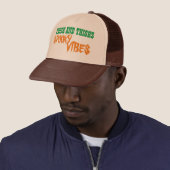 THICK EN THIGHS SPOOKY VIBES TRUCKER HAT PET (In situ)