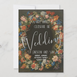 Thick Floral Wreath  Art Jan Brueghel Kaart