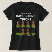 Thick Headed Dog - Funny Long Hair Dachshund for C T-shirt (Design voorkant)