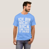 Thick Ironie German quote retro T-shirt (Voorkant volledig)