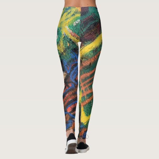 Thick Old Paint Leggings (Achterkant)