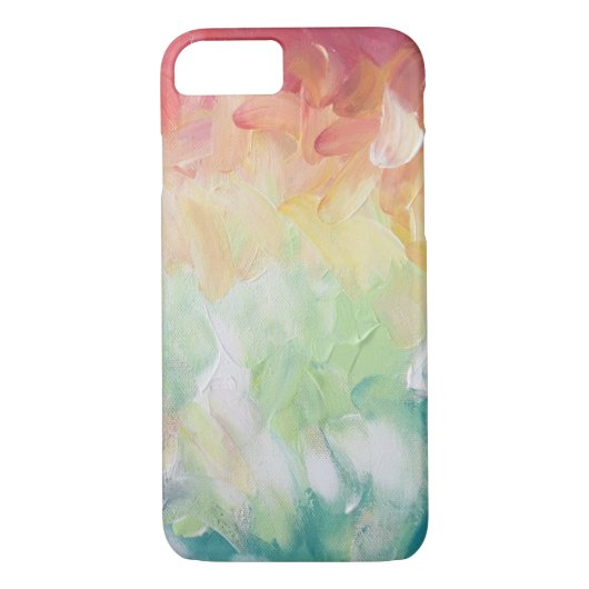 Thick Textured Abstract Paint Case-Mate iPhone Case (Achterkant)