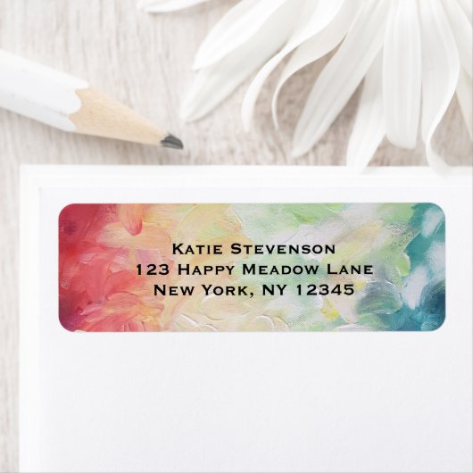 Thick Textured Abstract Paint Etiket (Insitu)