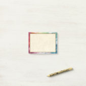 Thick Textured Abstract Paint Post-it® Notes (Op bureau)