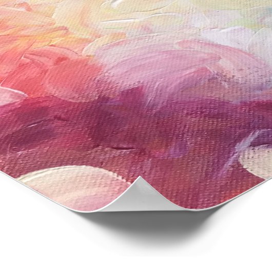 Thick Textured Abstract Paint Poster (Hoek)