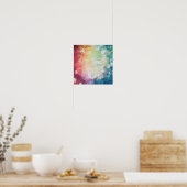 Thick Textured Abstract Paint Poster (Keuken)