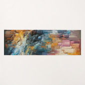 Thick Textured Paint Pattern Yogamat (Voorkant (horizontaal))