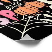 Thick Thighs And Soky Vibes Retro Groovy Halloween Poster (Hoek)