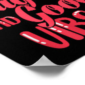 Thick Thighs Fun Tee For Fat Persons - Black, Plus Poster (Hoek)