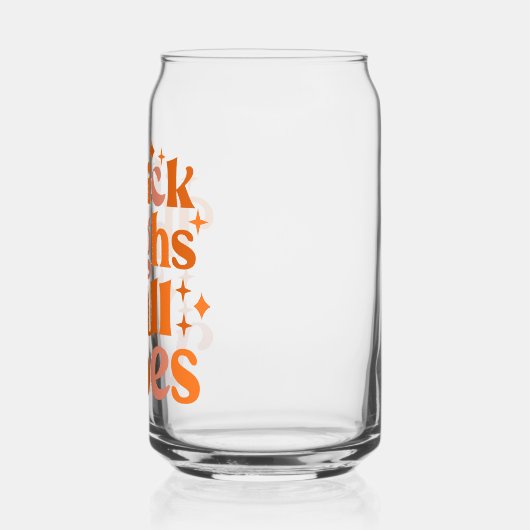 Thick Thighs Herfst Vibes Blikvorm Glas (Links)