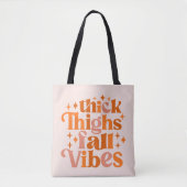 Thick Thighs Herfst Vibes Tote Bag (Voorkant)