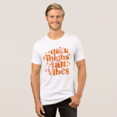 Thick Thighs Herfst Vibes Tri-Blend Shirt (Voorkant volledig)