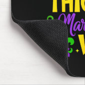 Thick Thighs Mardi Gras Vibes Fleur De Lis Mardi G Muismat (Hoek)