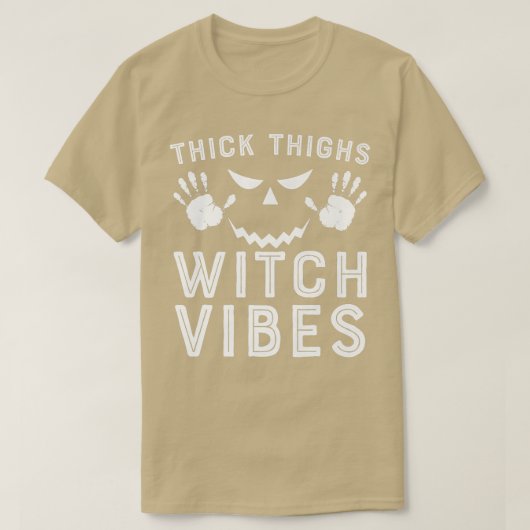 Thick Thighs Vibes Premium T-Shirt (Design voorkant)