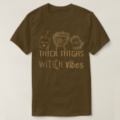 Thick Thighs Witch Vibes 562 T-shirt (Design voorkant)