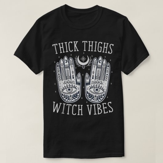 Thick Thighs Witch Vibes Halloween Tanktop (Design voorkant)