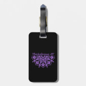 Thickalicious AF Bagagelabel (Achterkant verticaal)