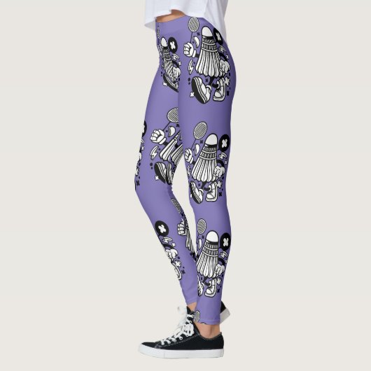 Thicky Vicky Custom Shuttlecock Leggings (Links)