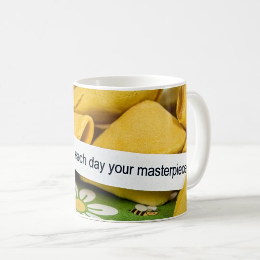 Thidbit voor vandaag koffiemok (Voorkant rechts)