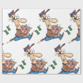 Thief Stealing Money Cadeaupapier (Vlak)