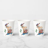 Thief Stealing Money Papieren Bekers