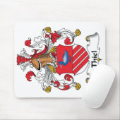 Thiel Family Crest Muismat (Met muis)