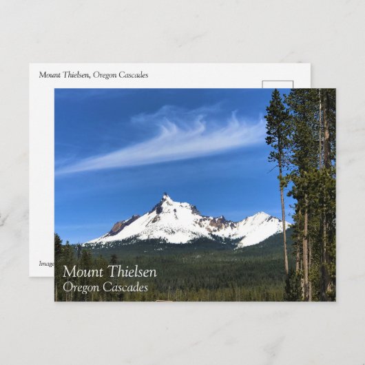 Thielsen, Oregon Briefkaart (Voorkant / Achterkant)