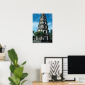 Thien Mu Pagoda, oevers van de Perfume River, Hue, Poster (Thuiskantoor)