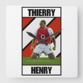 Thierry Henry Vierkante Klok (Voorkant)