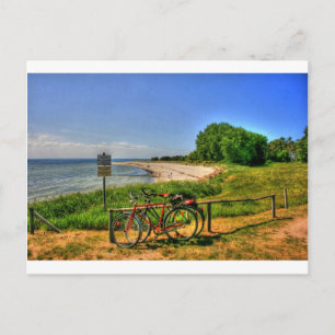 Thiessow Beach op Ruegen Island Briefkaart
