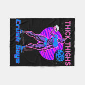 Thiick Thighs Crush Jongens Weightlift Bodybuildin Fleece Deken (Voorkant (Horizontaal))