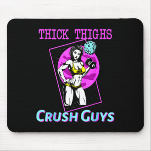 Thiick Thighs Crush Jongens Weightlift Bodybuildin Muismat
