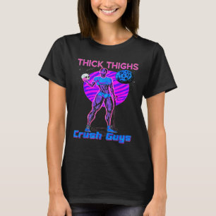 Thiick Thighs Crush Jongens Weightlift Bodybuildin T-shirt