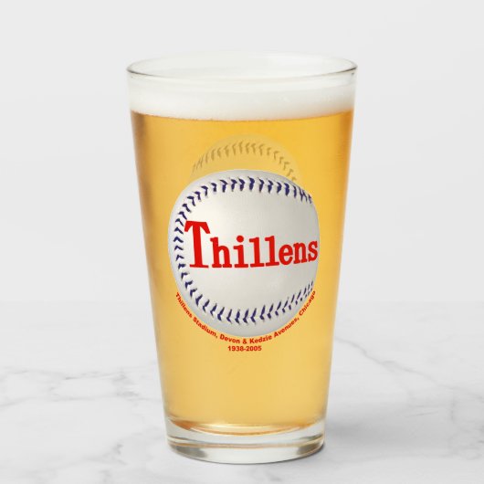 Thillens-stadion, Chicago, Illinois Glas (Voorkant gevuld)