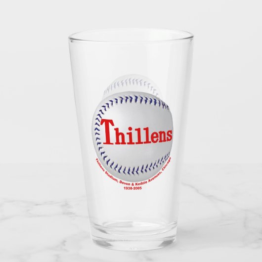 Thillens Stadium, Chicago, Illinois Glas (Achterkant)