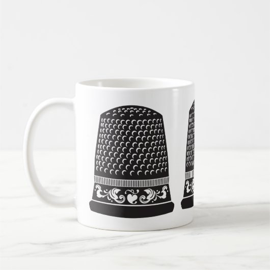 Thimble by FiberFlies Koffiemok (Links)
