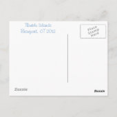 Thimble Island Briefkaart (Achterkant)